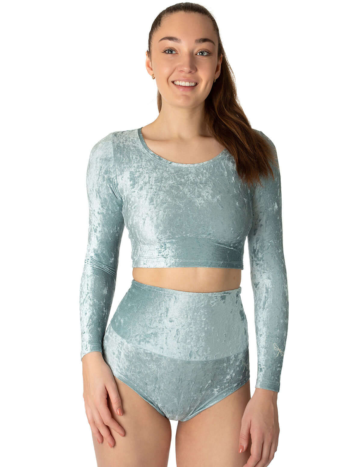 Velvet crop top Pavi