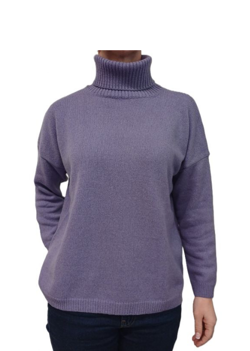 Women's Oversized High Neck Cashmere Sweater Regenerated