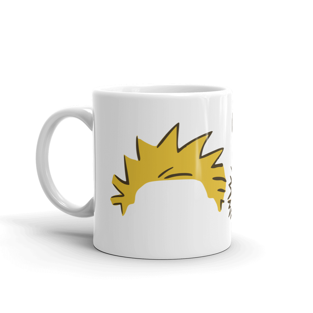Calvin and Hobbes Faces Contour Mug
