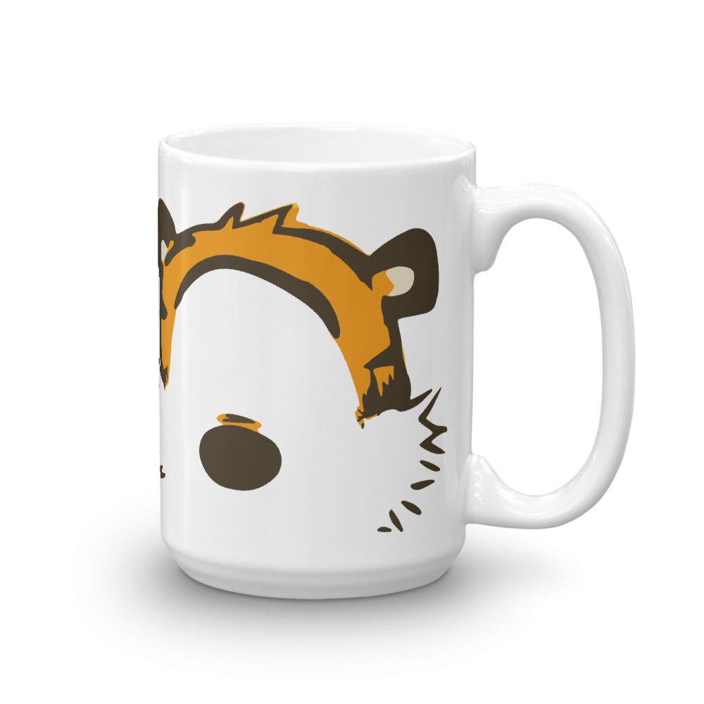 Calvin and Hobbes Faces Contour Mug