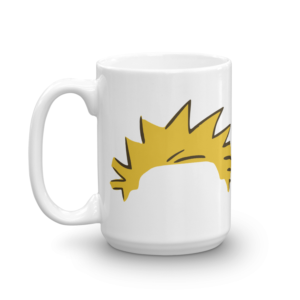 Calvin and Hobbes Faces Contour Mug