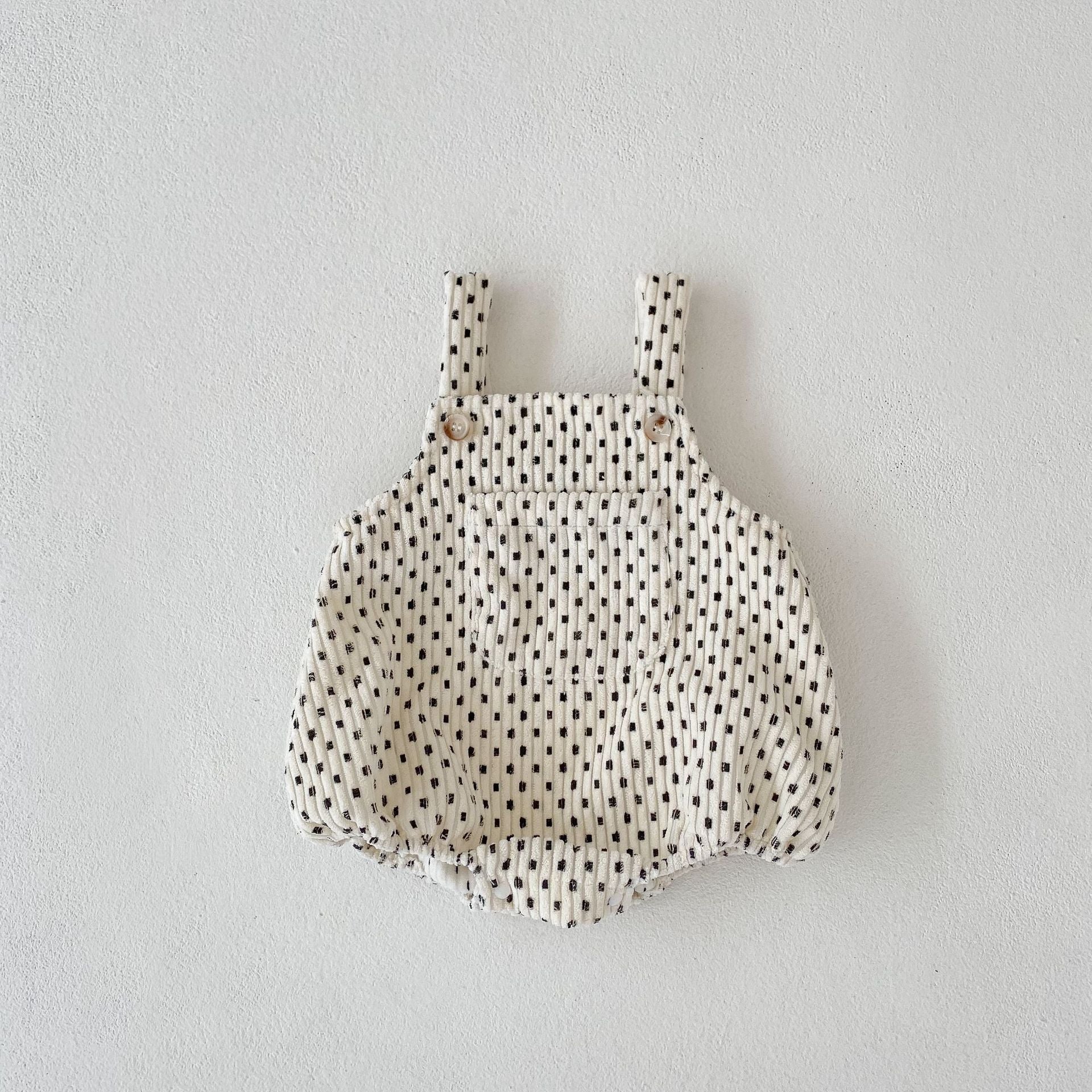Baby Print Pattern Vintage Style Cute Strap Onesies
